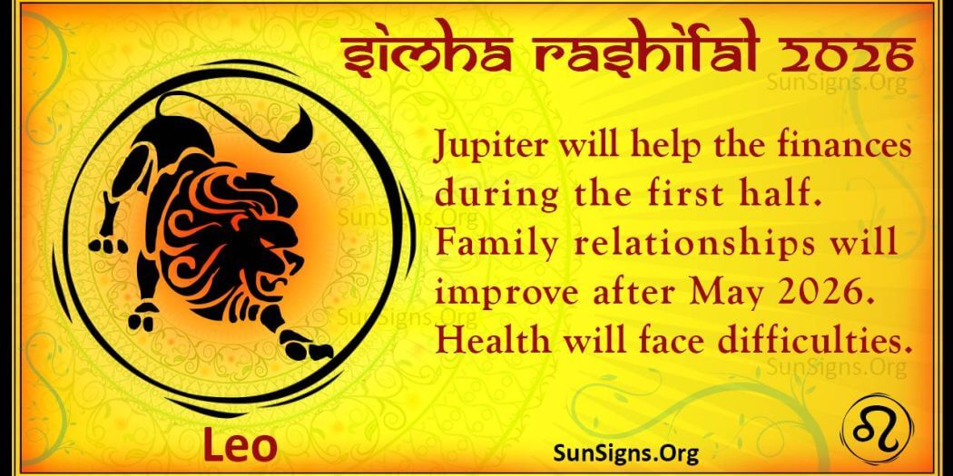 Simha Rashifal 2026 - Yearly Bhavishya Rashi Predictions - SunSigns.Org