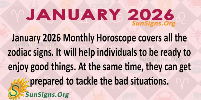 january 2026 horoscope